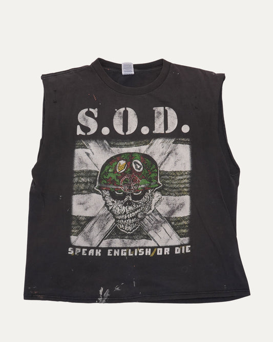 Stormtroopers of Death Speak English or Die Cut Off T-Shirt