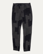 Patchwork Wool Trousers