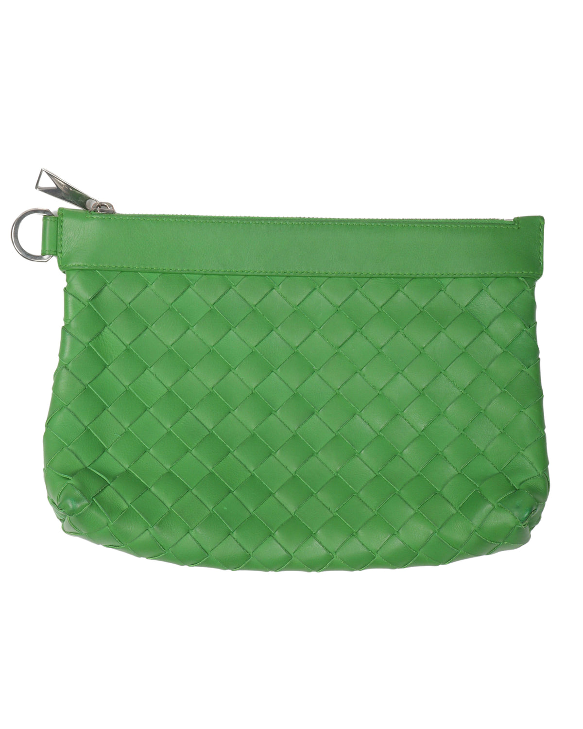 Woven Leather Pouch