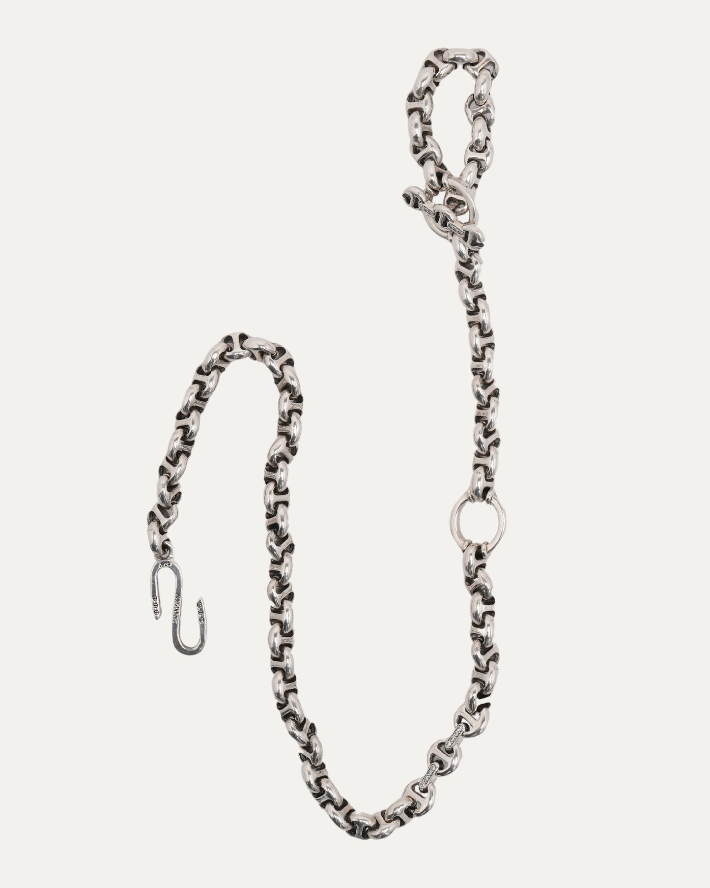 10MM Open-Link Wallet Chain with Diamonds