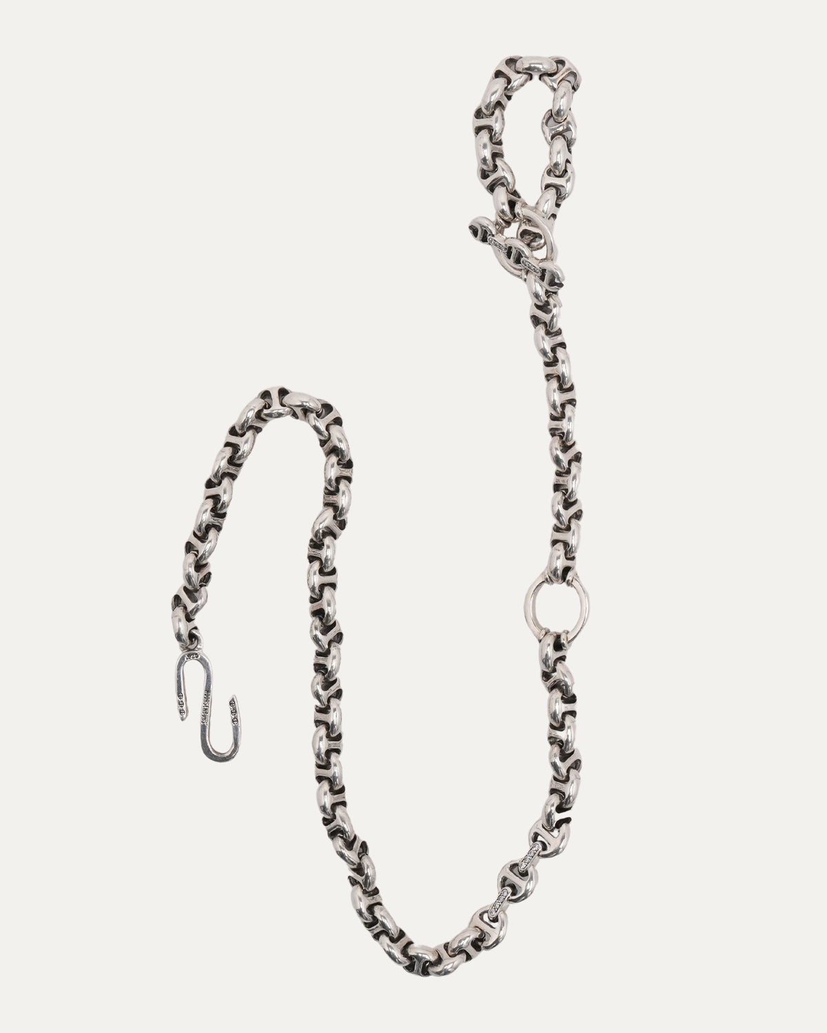 10MM Open-Link Wallet Chain with Diamonds