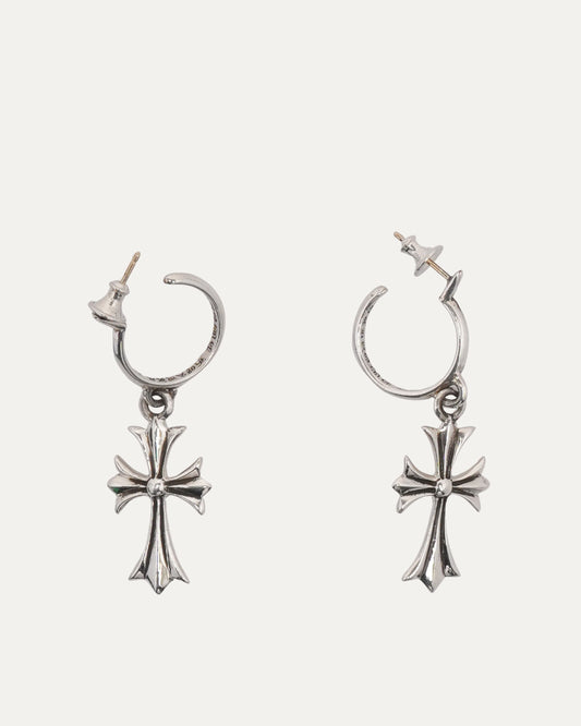 Cross Hoop Earring Set