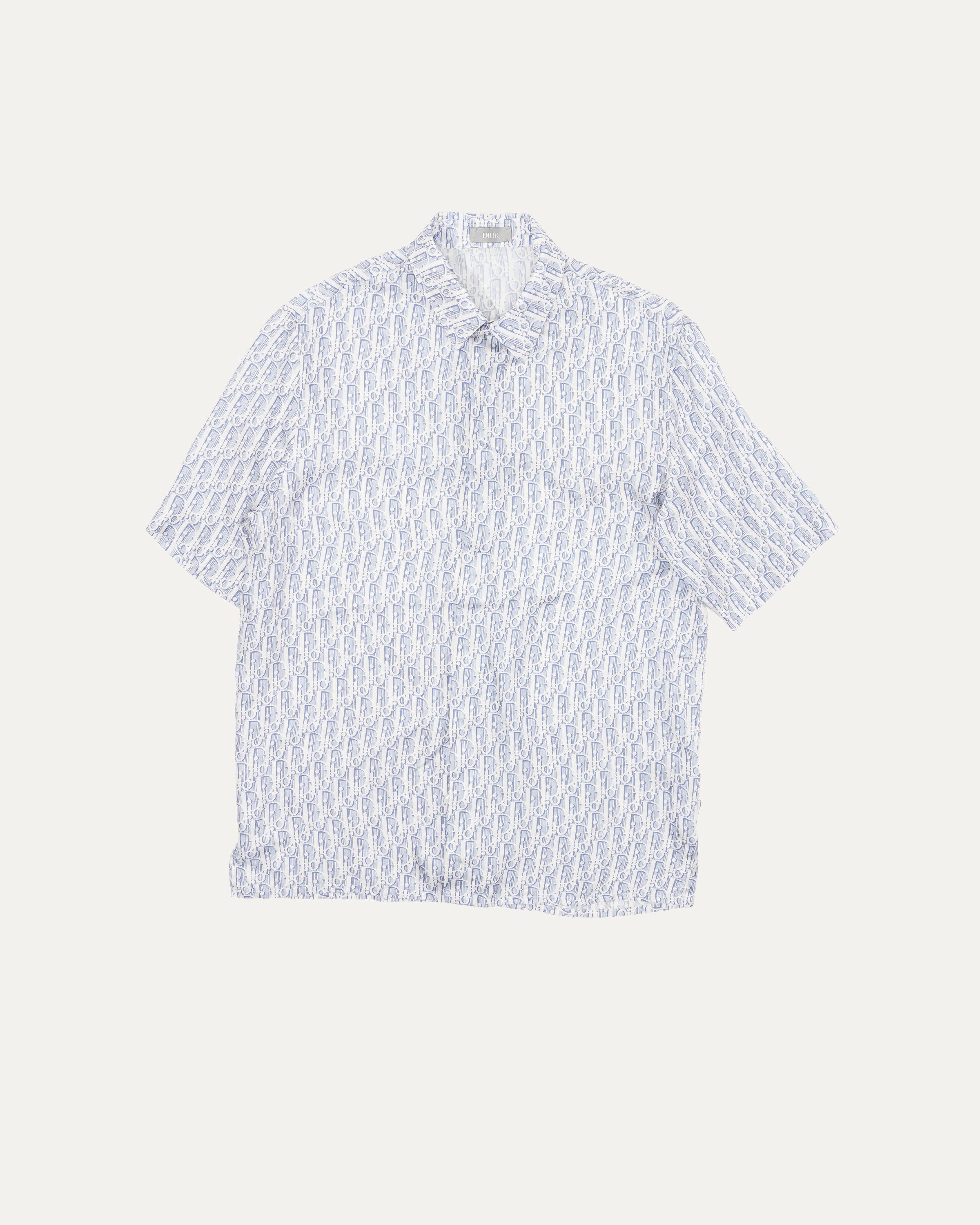 Oblique Monogram Silk Shirt