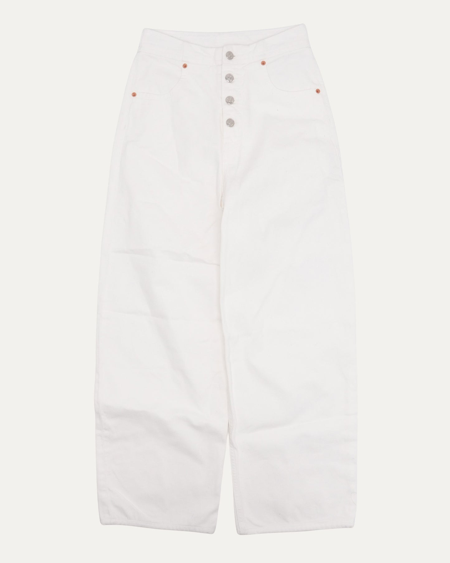 MM6 Exposed Button Jeans