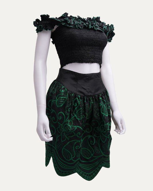 Embroidered Silk Set