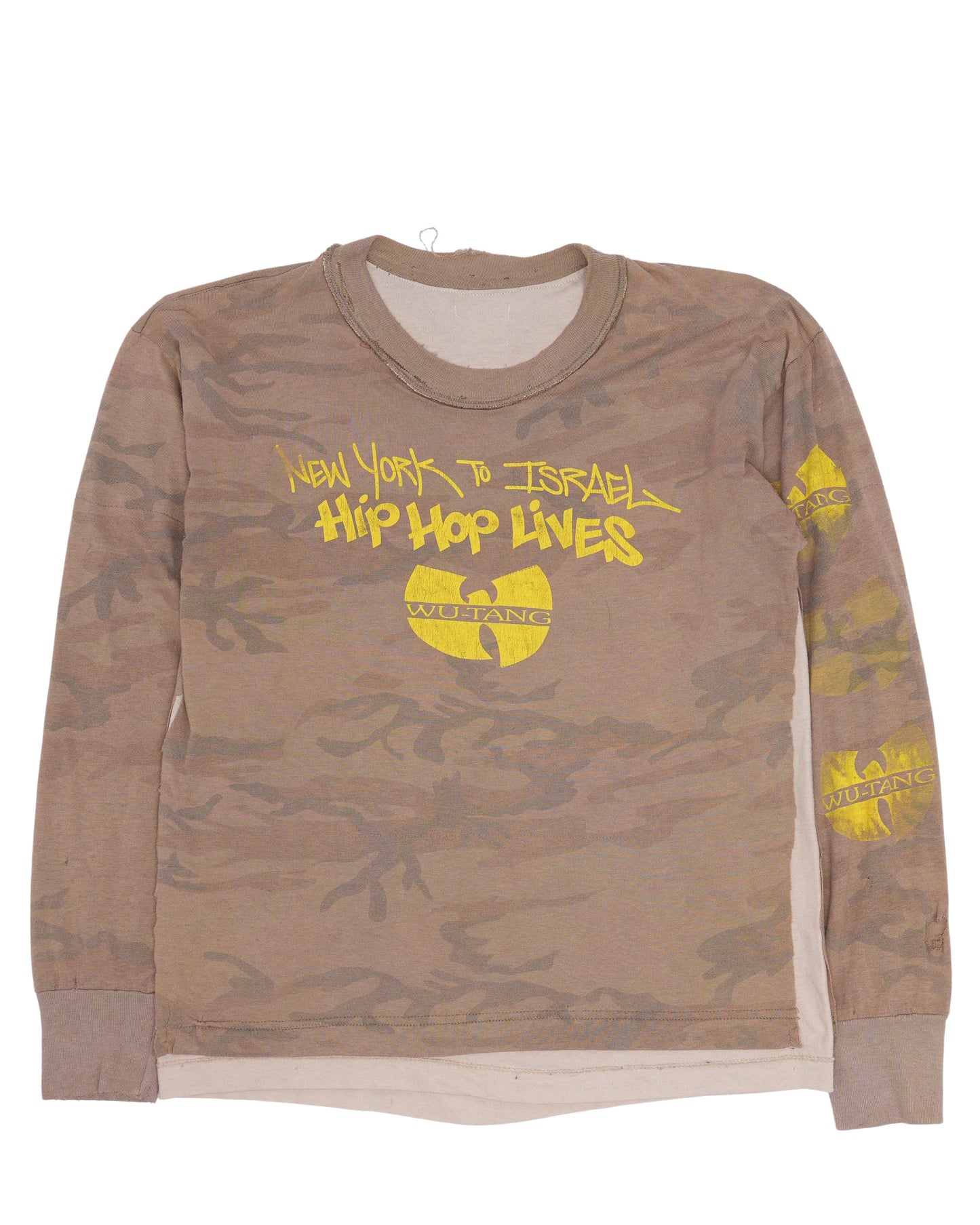 Wu-Tang Clan Beastie Boys Repaired Reversible Long Sleeve T-Shirt