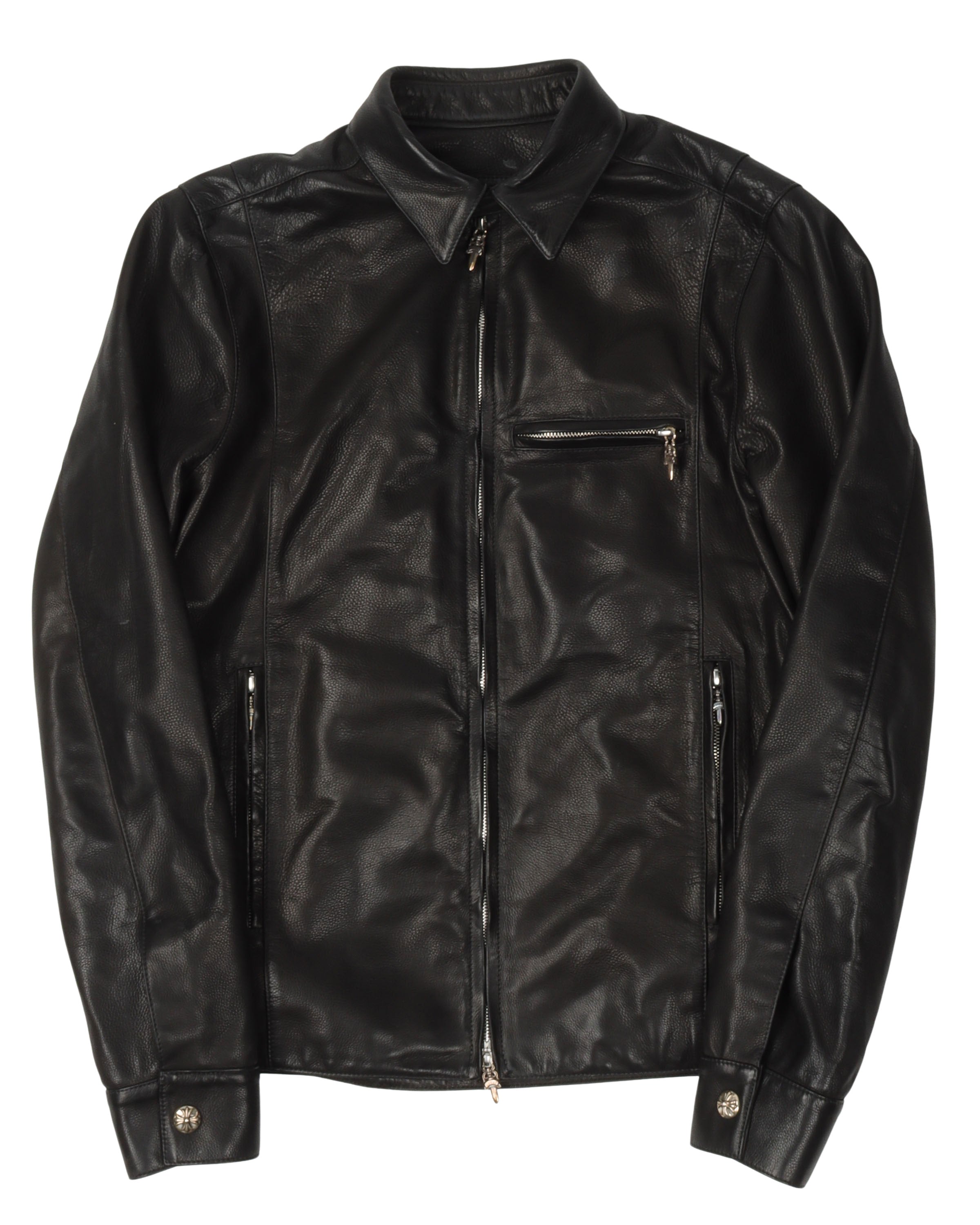 Chrome Hearts Leather Jacket – Justin Reed