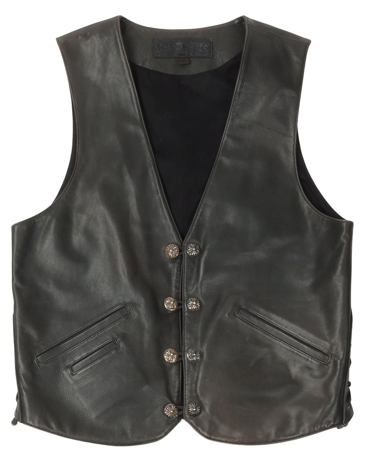 1993 Vintage Leather Vest