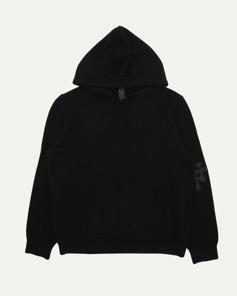 Cashmere Cross Patch Hoodie