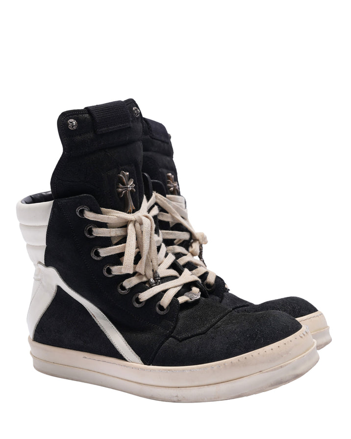 Rick Owens Suede Geobasket