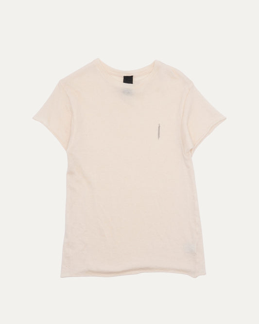 The Elder Statesman Cashmere-Silk Blend 3RS Embroidered T-Shirt