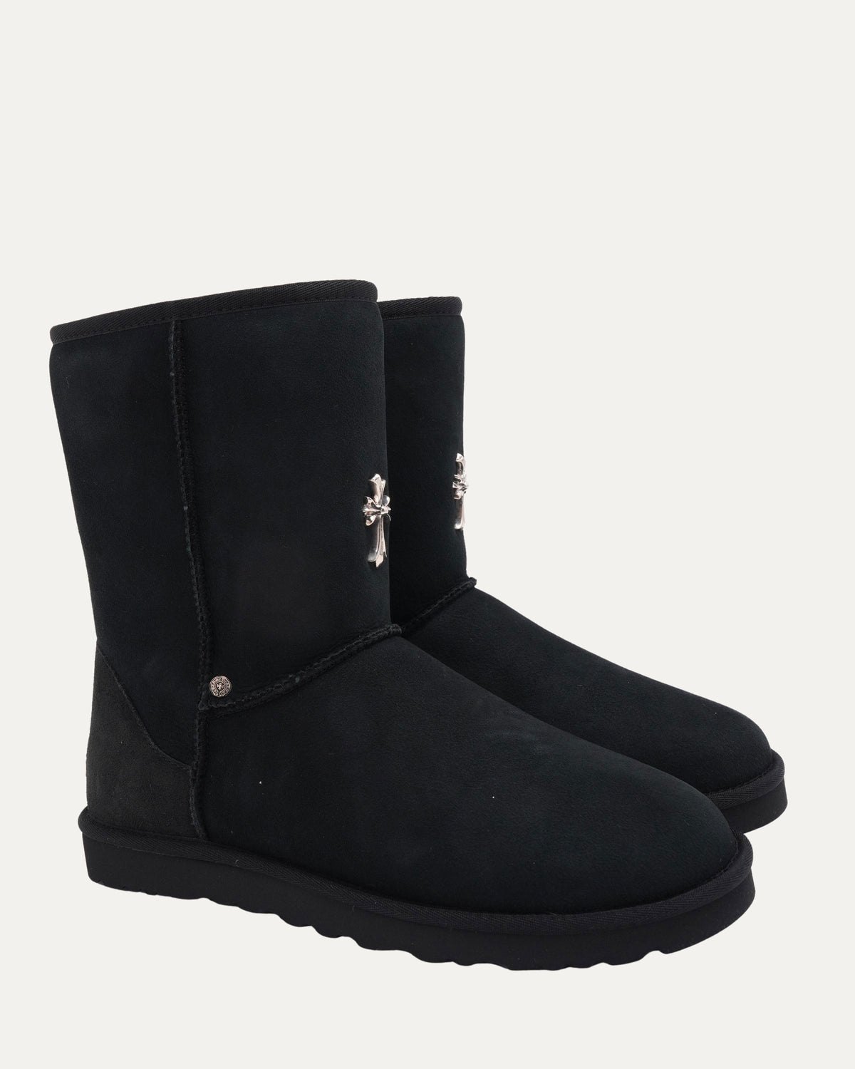 Cross Embellished Ugg Boots