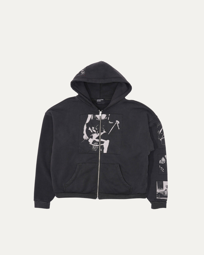 Asphyxiation Assemblage Zip Hoodie