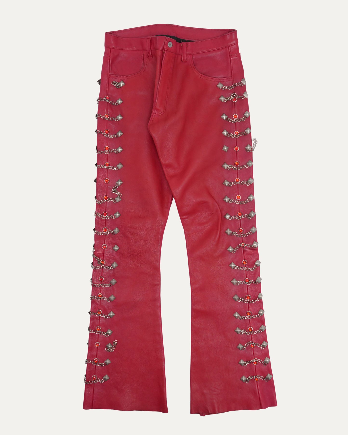Studded Leather Pants