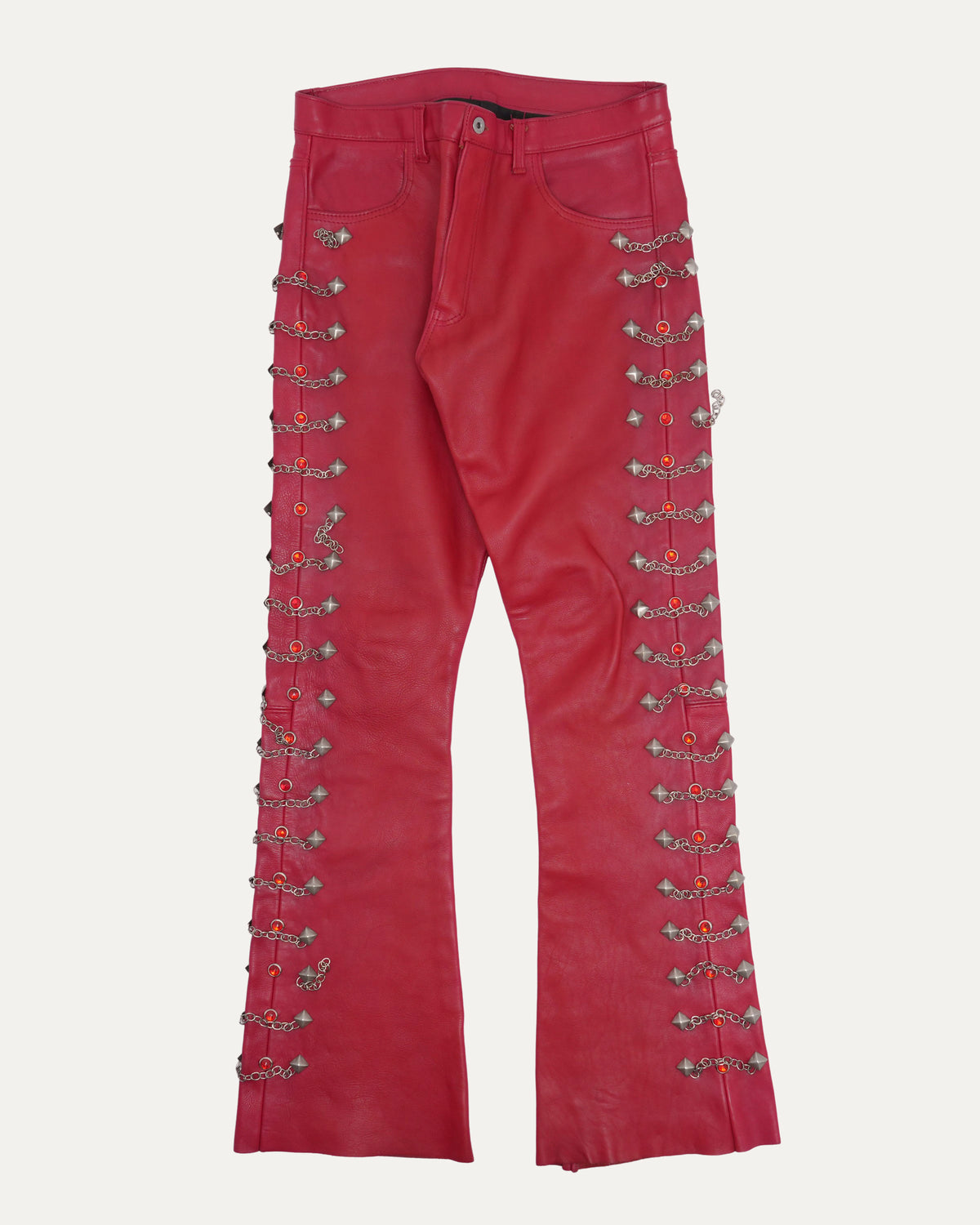 Studded Leather Pants