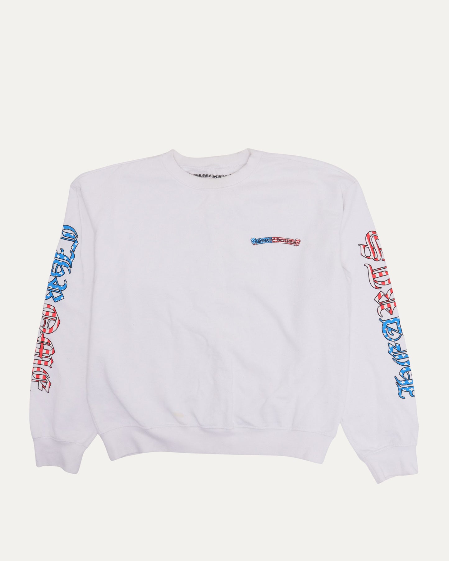 Matty Boy American Flag Scroll Logo Crewneck Sweatshirt