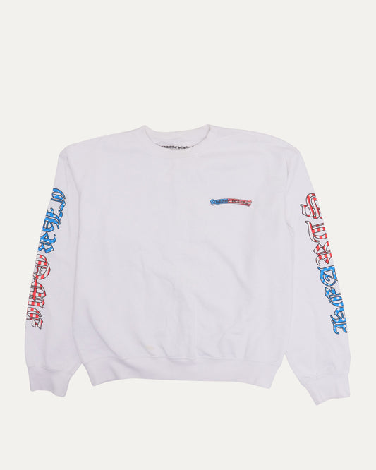 Matty Boy American Flag Scroll Logo Crewneck Sweatshirt