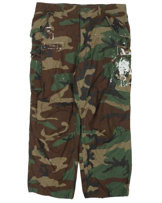 Paint Camouflage Cargo Pants