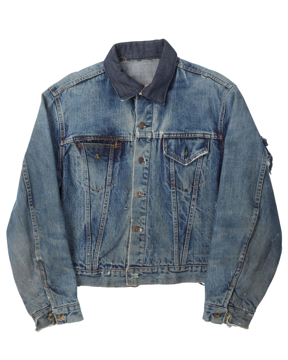 Levi's Big E Distressed Denim Jacket
