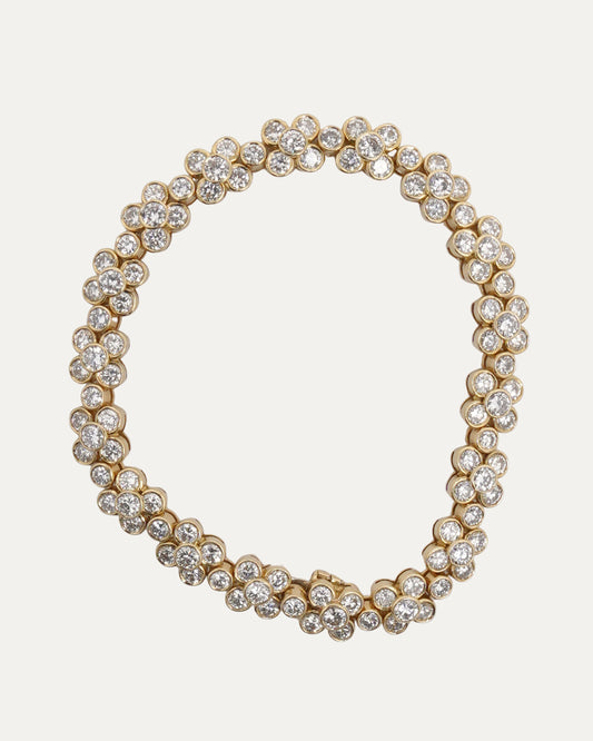 Gold Diamond Tennis Bracelet