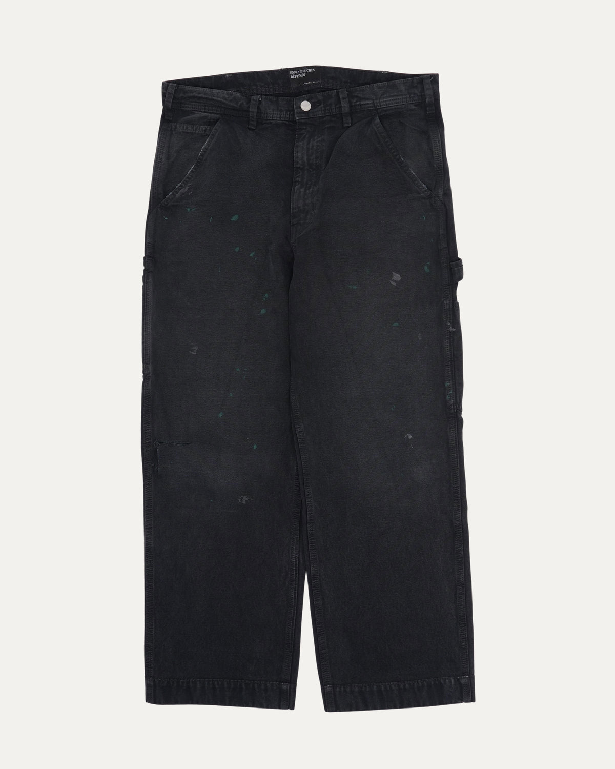 Distressed Paint Pants