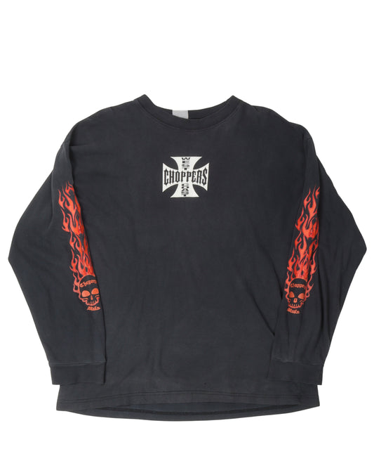 West Coast Choppers Logo Long Sleeve T-Shirt