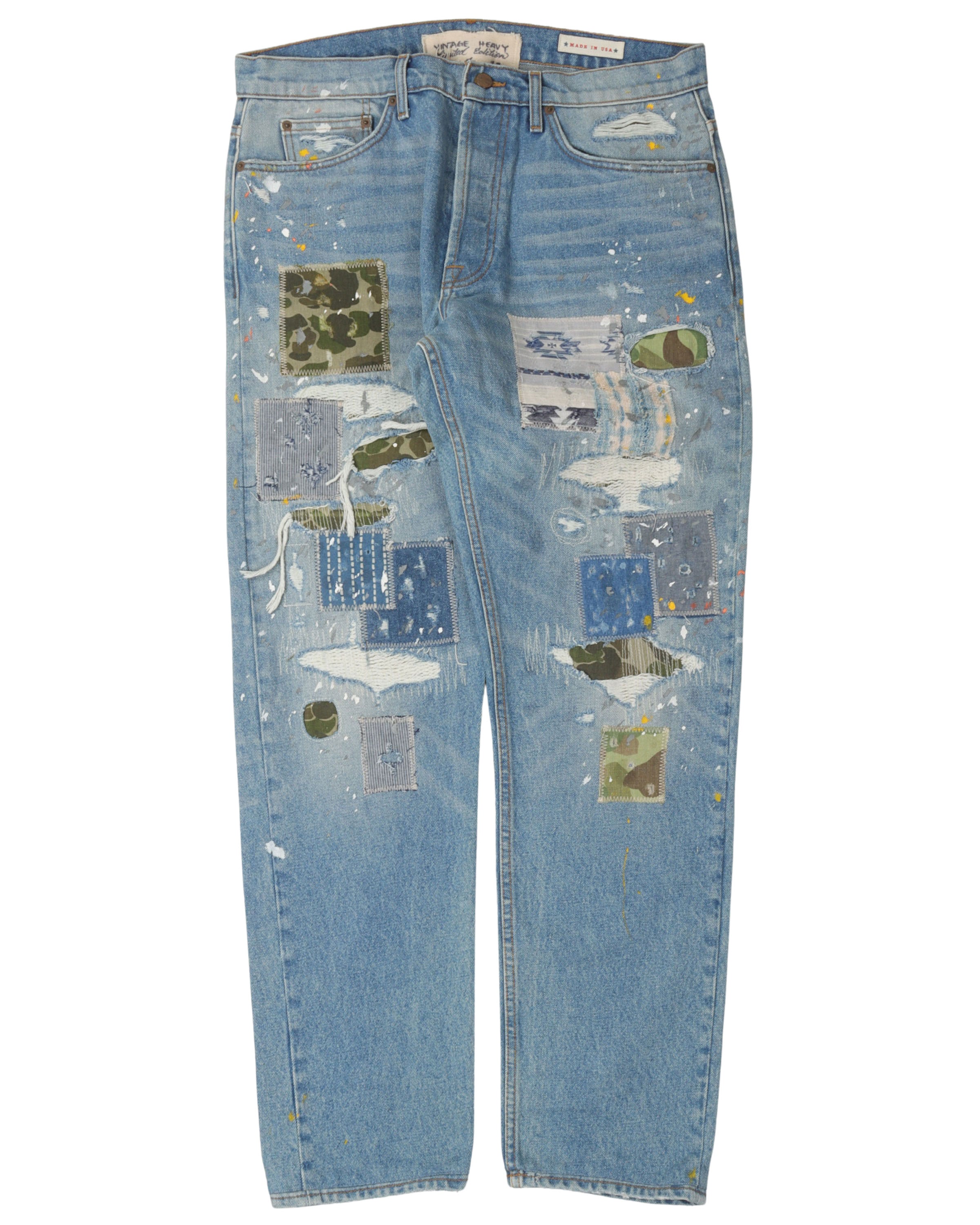 Camo Patchwork Jeans