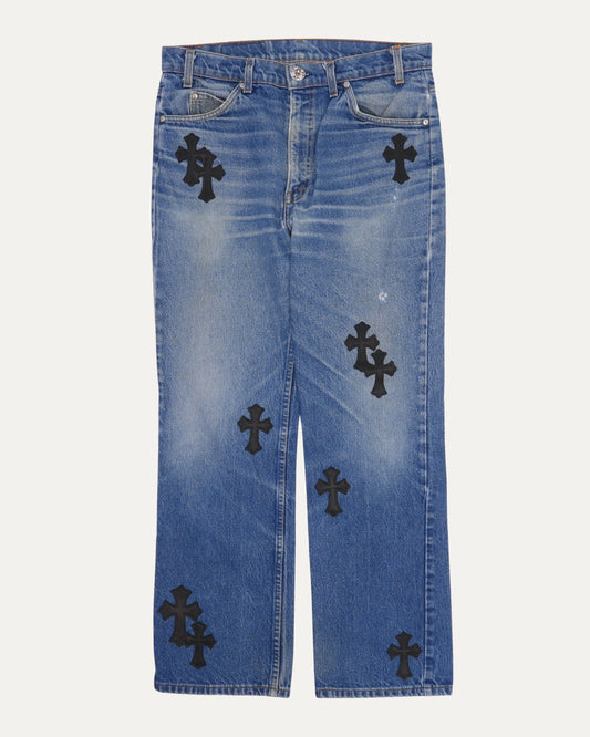 Levi's Orange Tab 517 Cross Patch Jeans