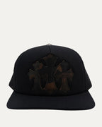 Camouflage Cemetery Cross Patch Trucker Hat
