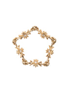 22k Gold & Diamond Tiny E Chain Ring