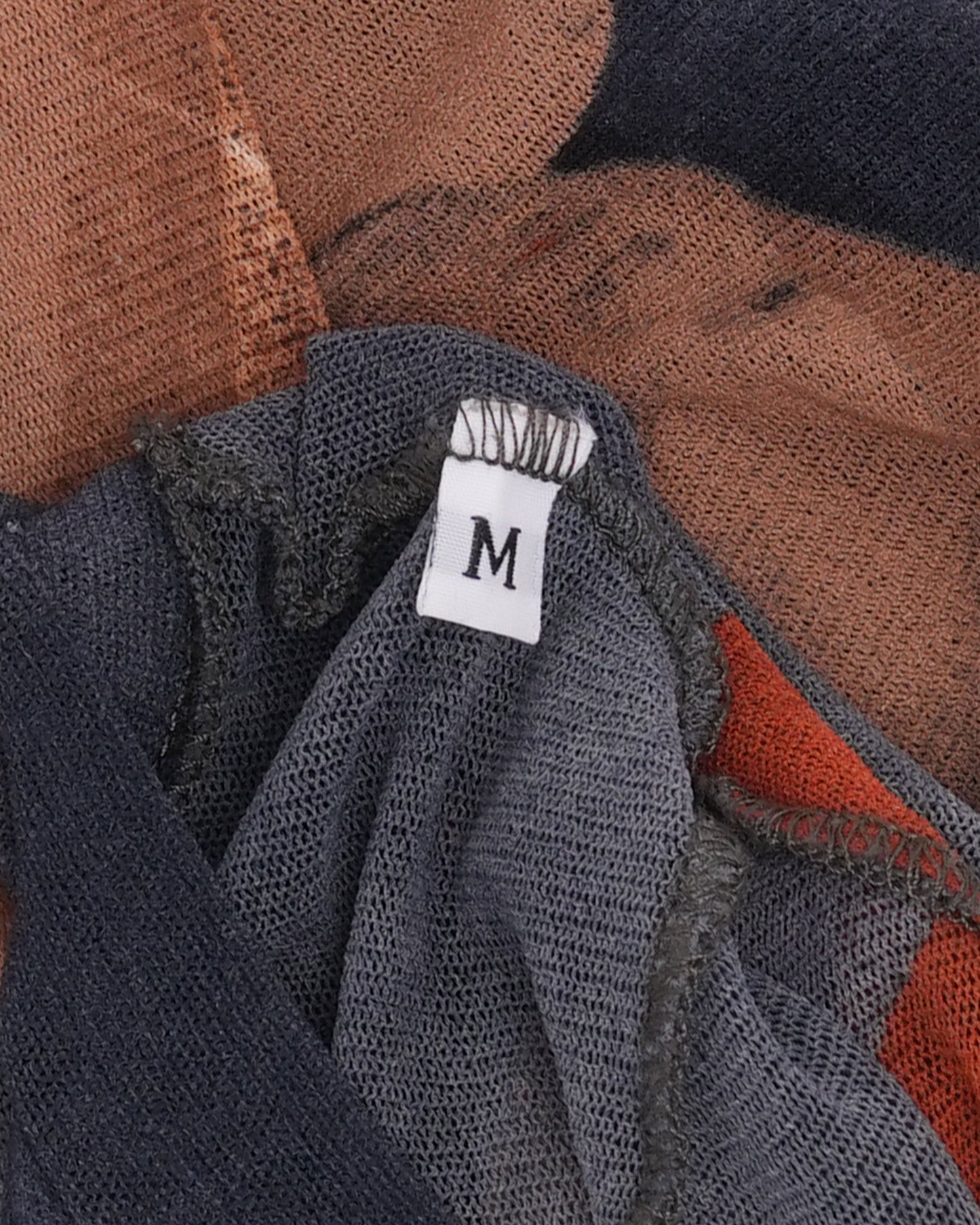 SS 1995 Fouquet "Melun Diptych" Print Long Sleeve Mesh Top