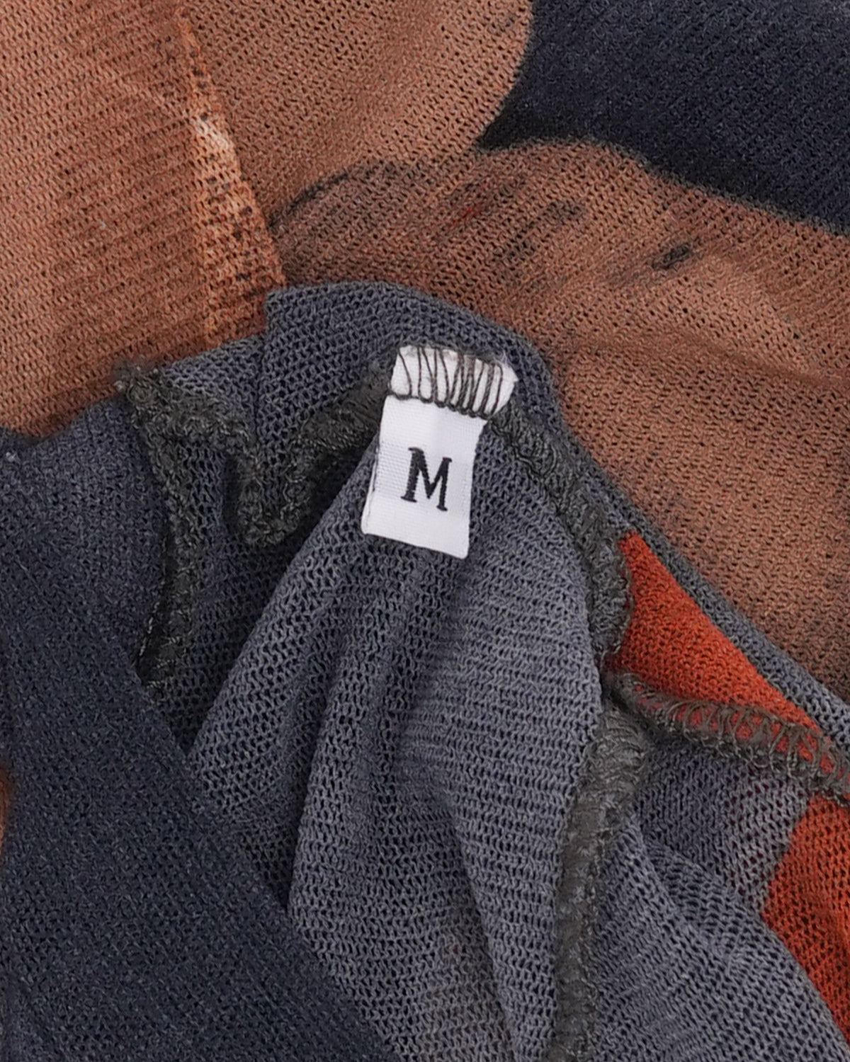 SS 1995 Fouquet "Melun Diptych" Print Long Sleeve Mesh Top