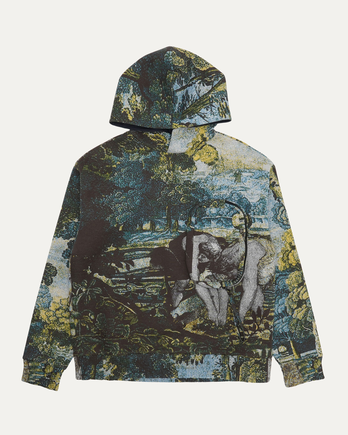 Utility Pocket Tapestry Hoodie