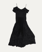 Silk Tonal Floral Print Dress