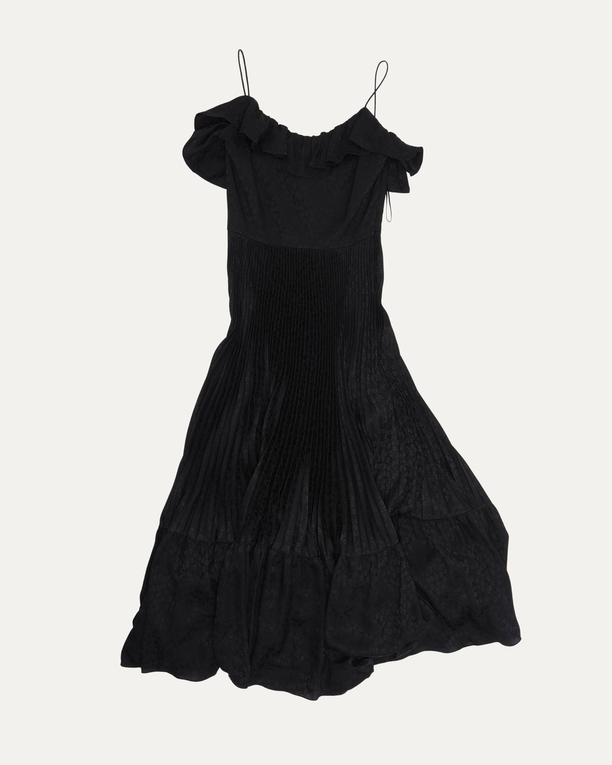 Silk Tonal Floral Print Dress