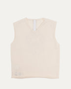 Rhinestone Embellished Cashmere Sweater Vest