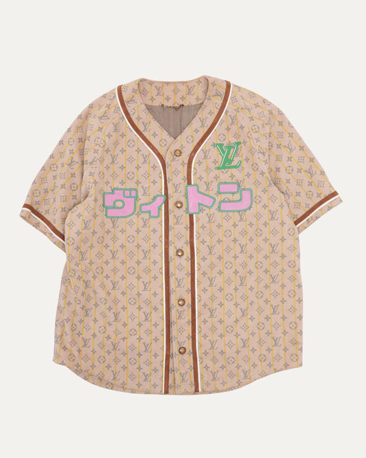 Nigo Leather Baseball Shirt