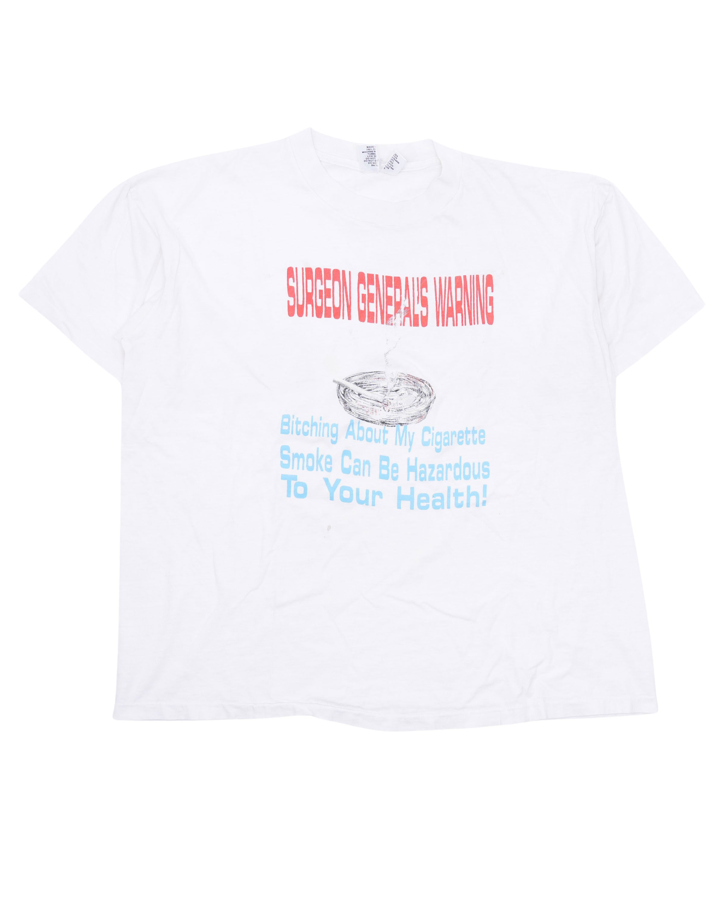 Cigarette Warning T-Shirt