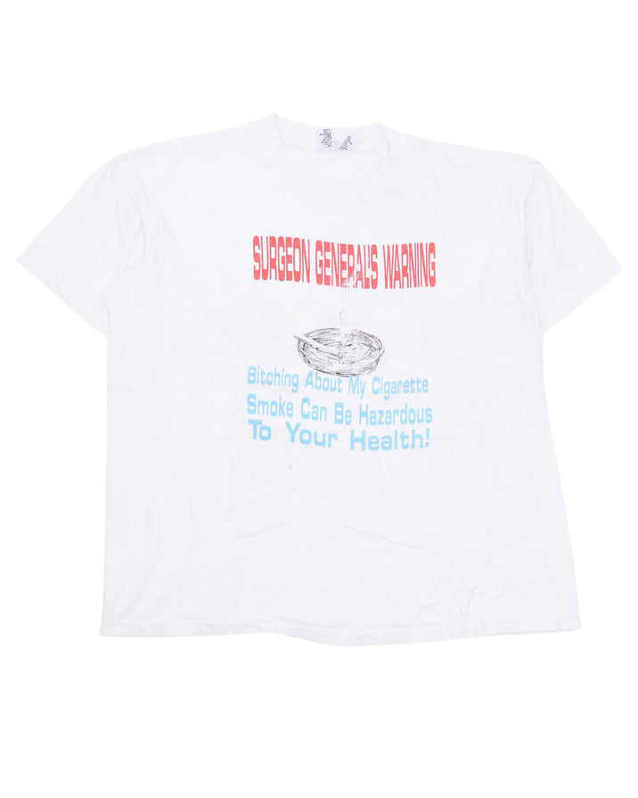 Cigarette Warning T-Shirt