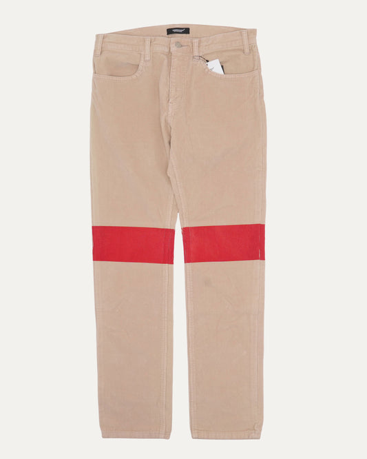 Striped Knee Corduroy Pants