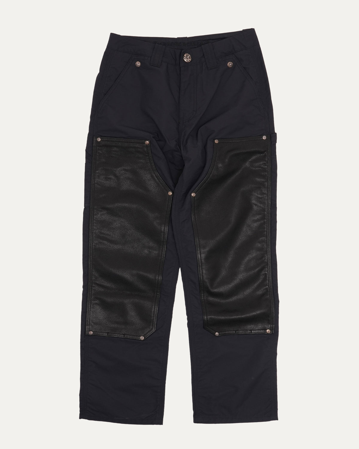 Nylon Leather Double Knee Carpenter Pants