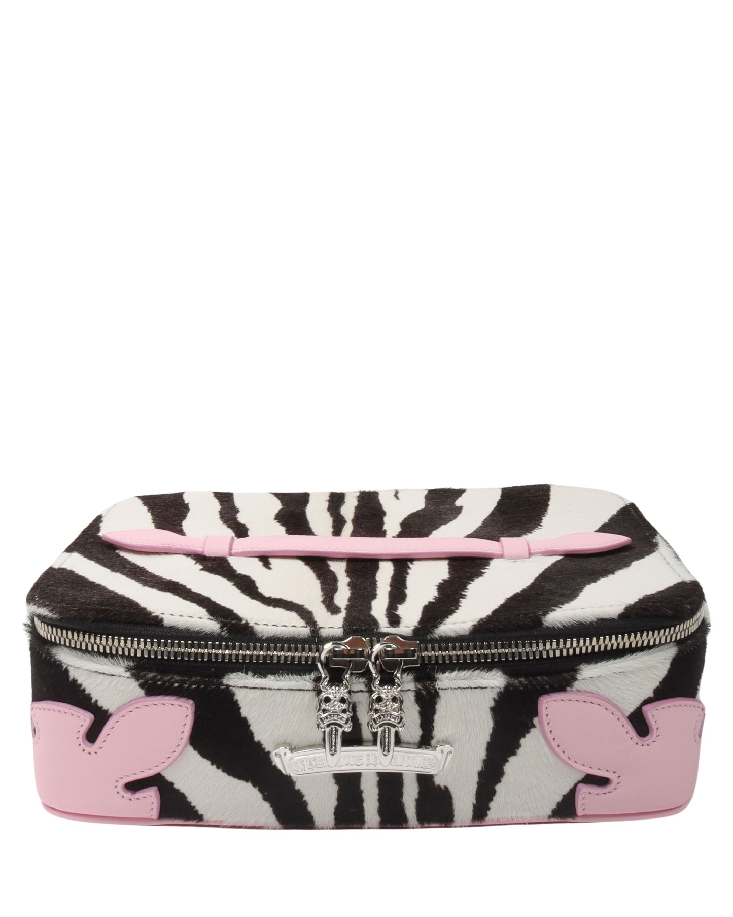 Leather & Pony Hair Jewelry Case