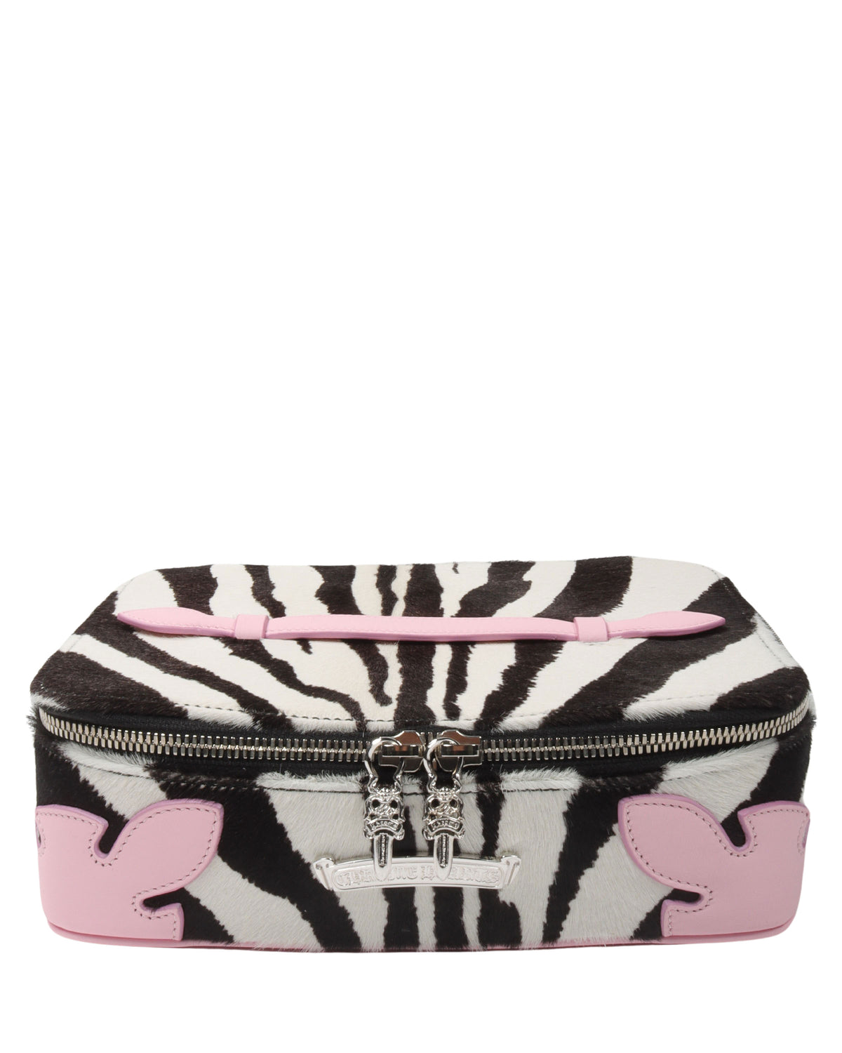 Leather & Pony Hair Jewelry Case