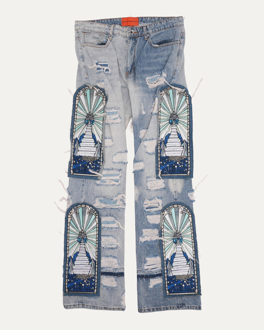 Final Destination Stained Glass Jeans