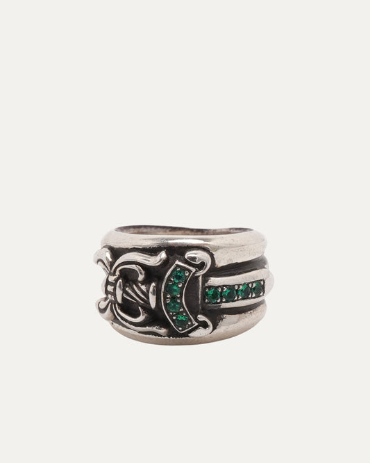 Emerald Dagger Ring
