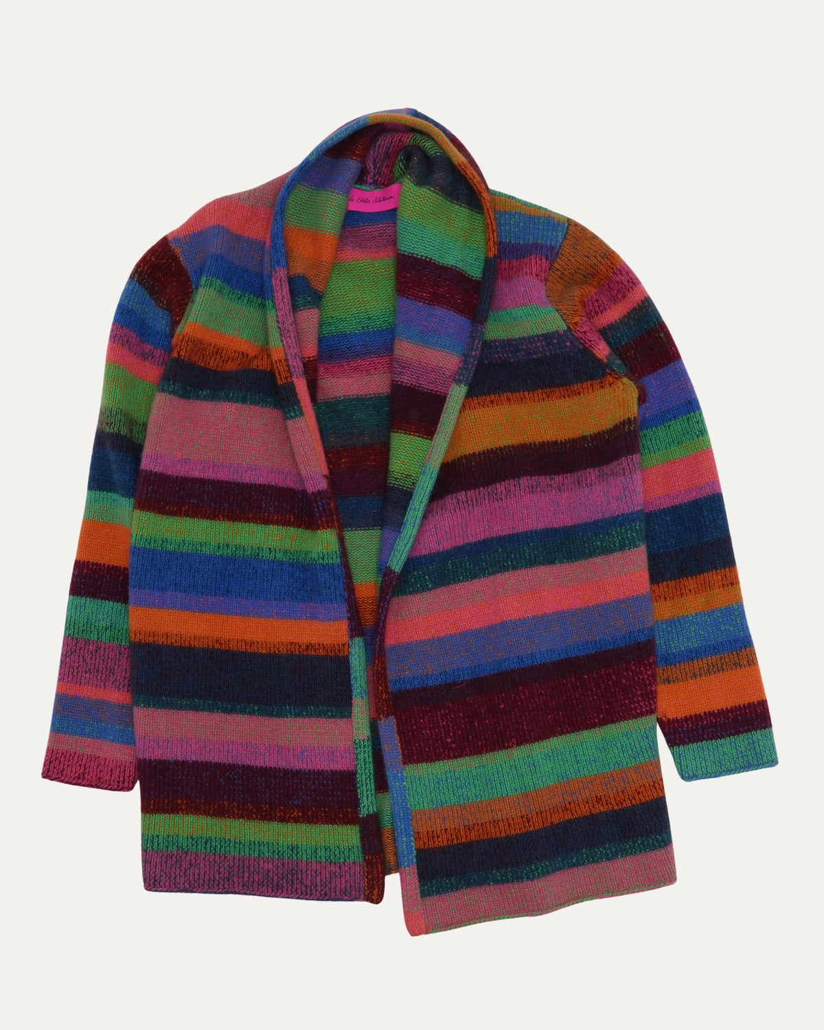 Cashmere Striped Cardigan