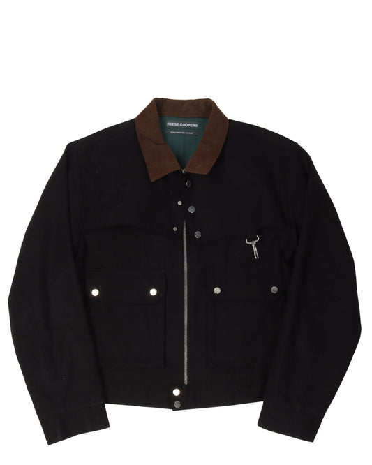Cropped Work Jacket