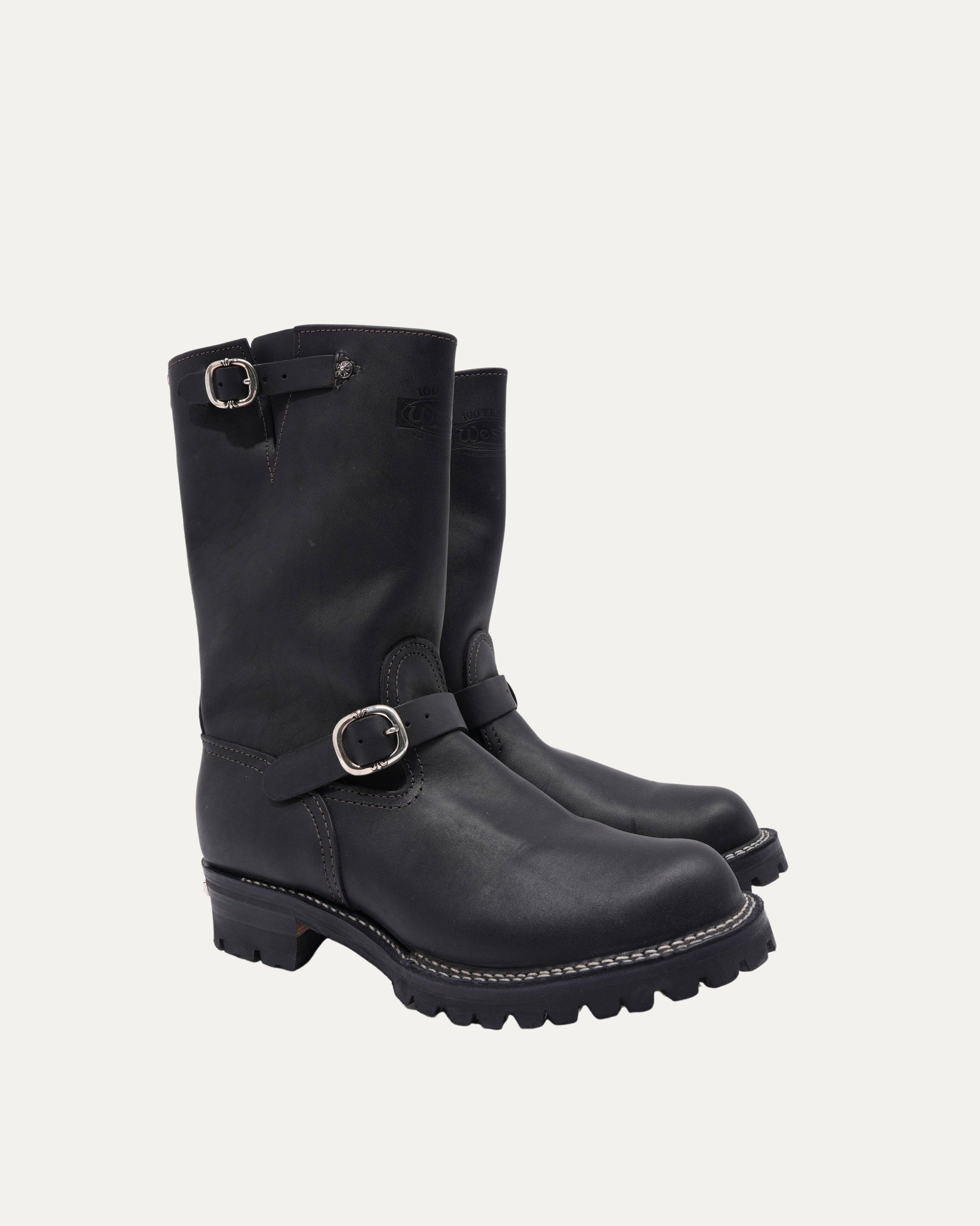 Chrome Hearts Wesco Boss Boots – Justin Reed - Main Image