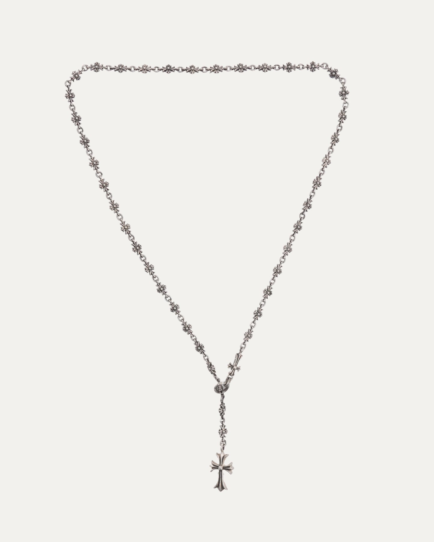 Tiny E Choke Chain Necklace