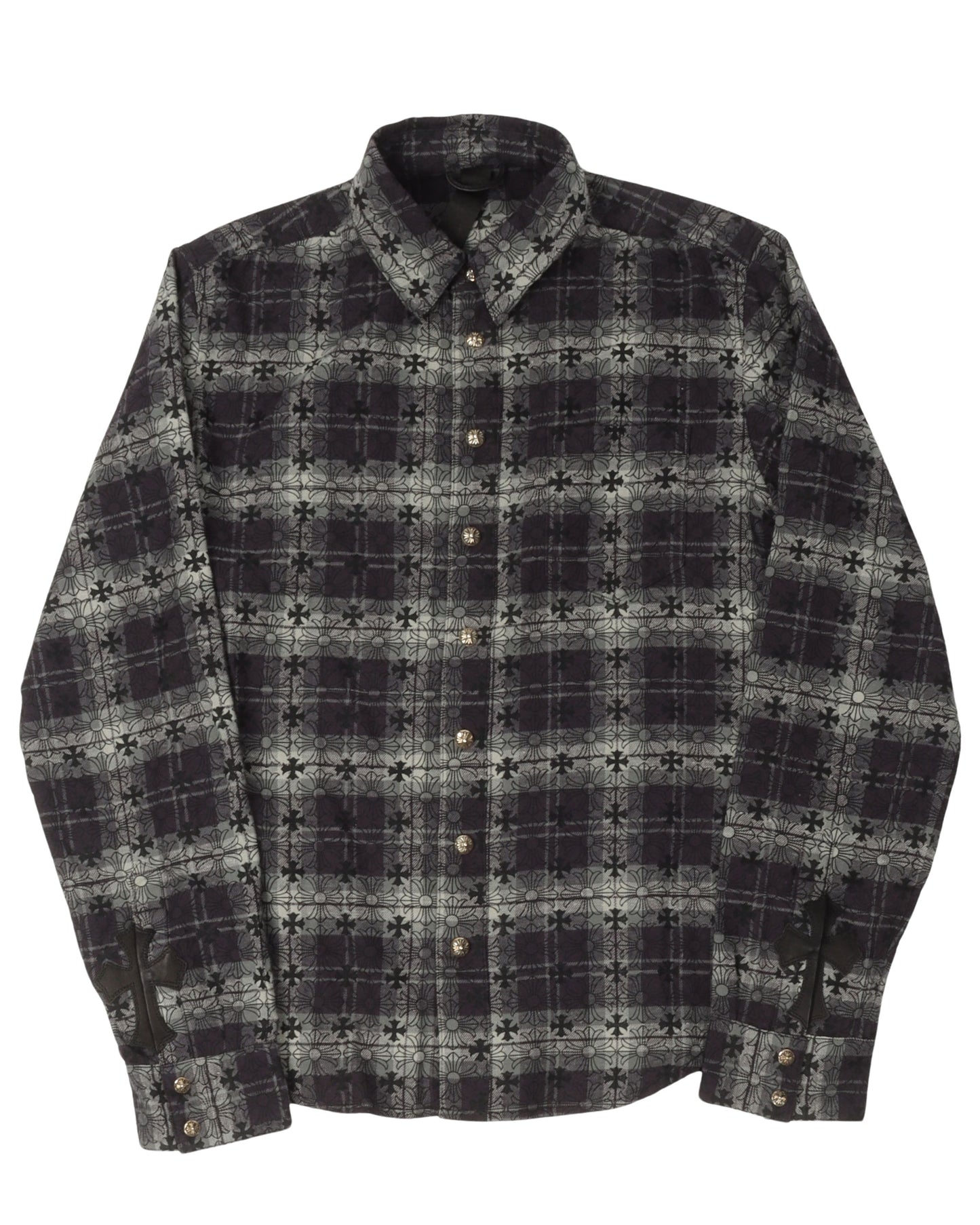 Cross Patch Flannel Shirt